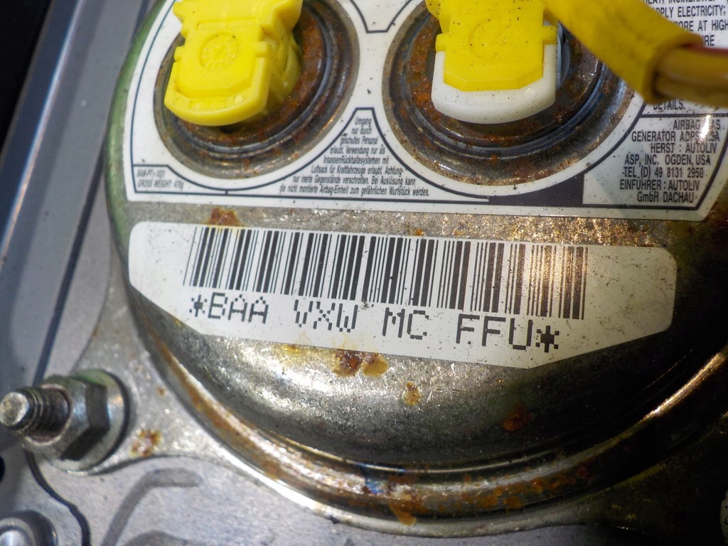 фото №5, Mitsubishi lancer viii x lift 2.0 did 09r подушка безпеки подушка водія