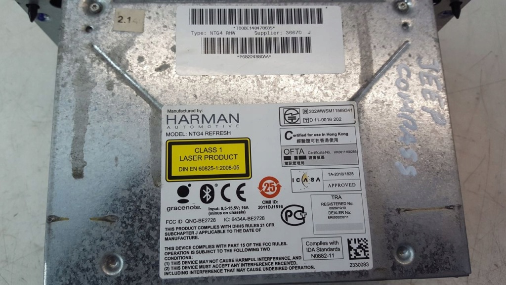 фото №3, Радио jeep compass 2,2 crd