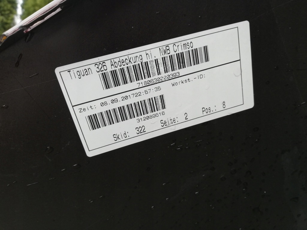 фото №4, Бампер задня vw tiguan