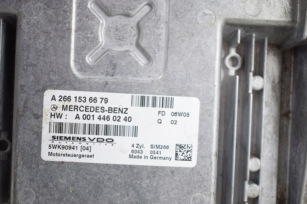 фото №4, Бортовой компьютер блок управления mercedes w169 a2661536679