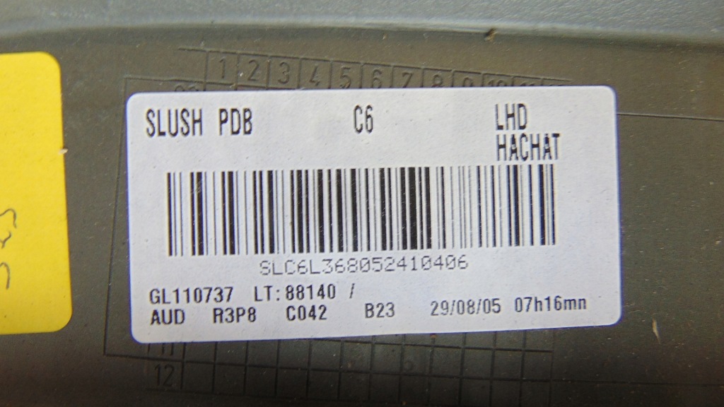 фото №5, Панель  панель приладів pulpit audi a6 c6 подушка безпеки сіра