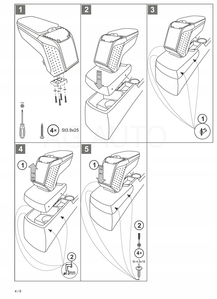 фото №7, Подлокотник с адаптер do renault megane iv, 2016- , arm2-black