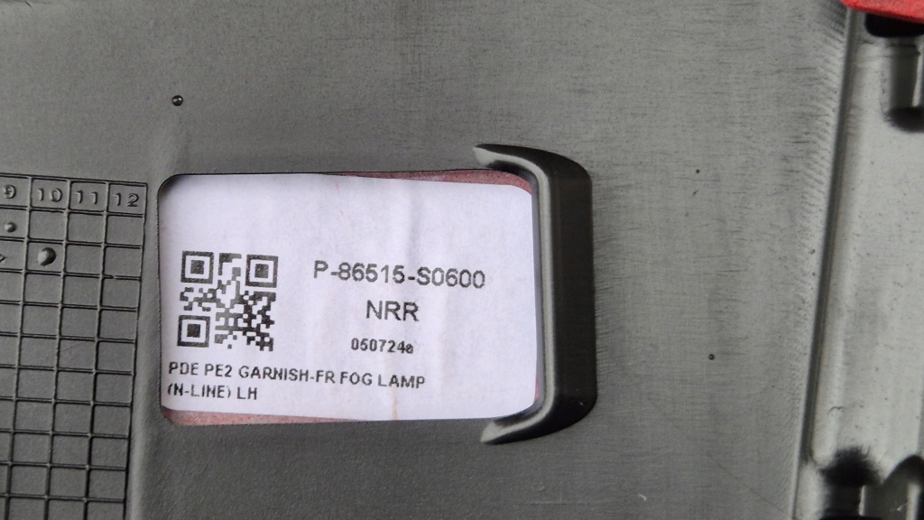 фото №10, Решётка заглушка бампера перед левая+ правая hyundai i30 iii lift 20- n/n-line