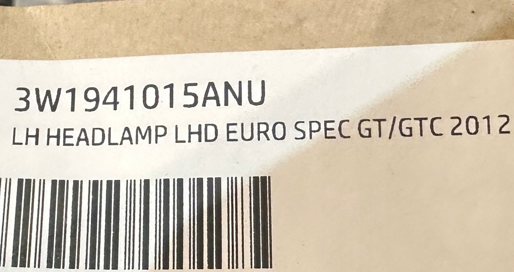 фото №9, Bentley continental gt gtc лампа lh 3w1941015an