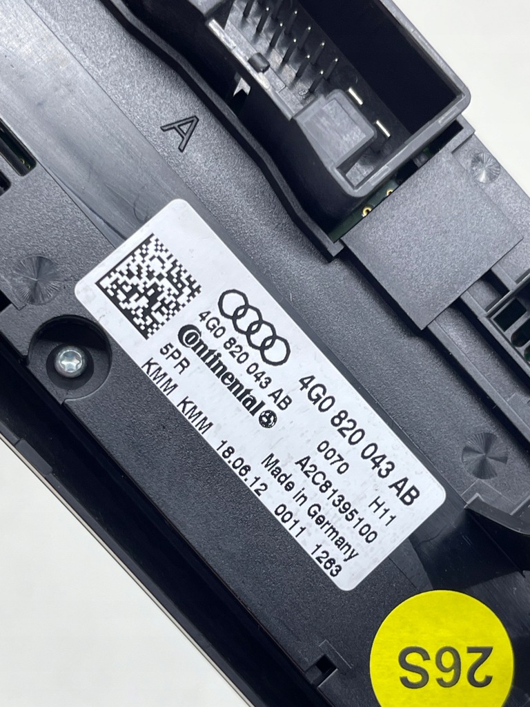 фото №16, Audi a6 c7 панель керування вентиляція кондиціонера