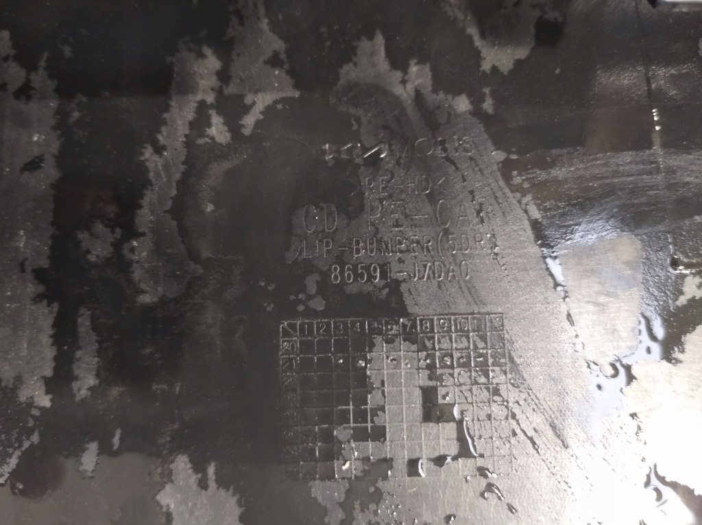 Купить Спойлер бампера передний kia ceed iii