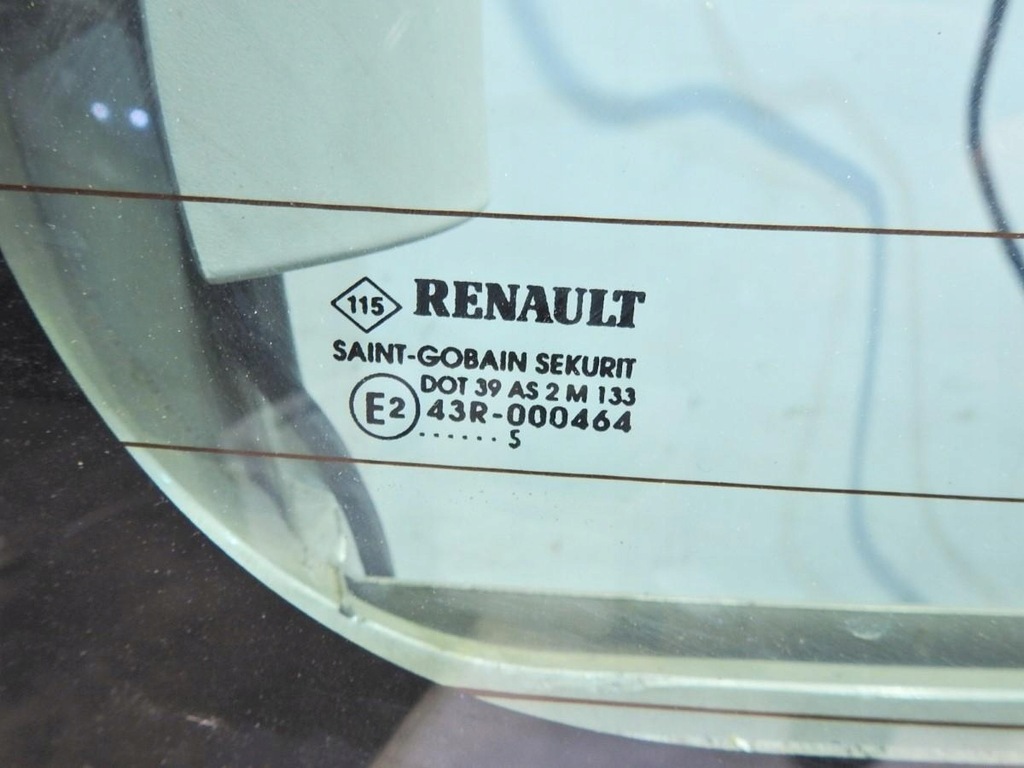 фото №9, Крышка багажника задняя стекло mv190 renault espace iv