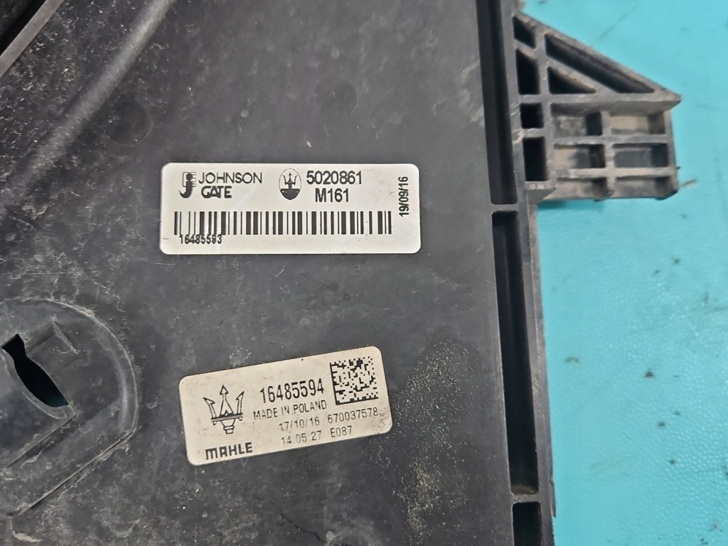 Вентилятори вентилятор радіатора maserati quattroporte vi 13- 3.0 v6 Доставка