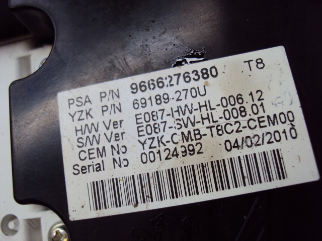 фото №5, Счетчик приборы peugeot 3008 5008