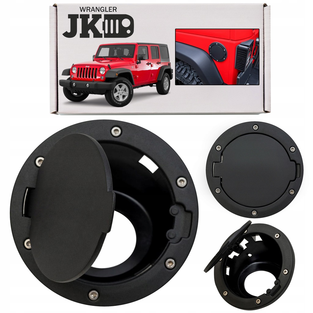 фото №1, Jeep wrangler jk 07-18 czarna кришка заливної пального