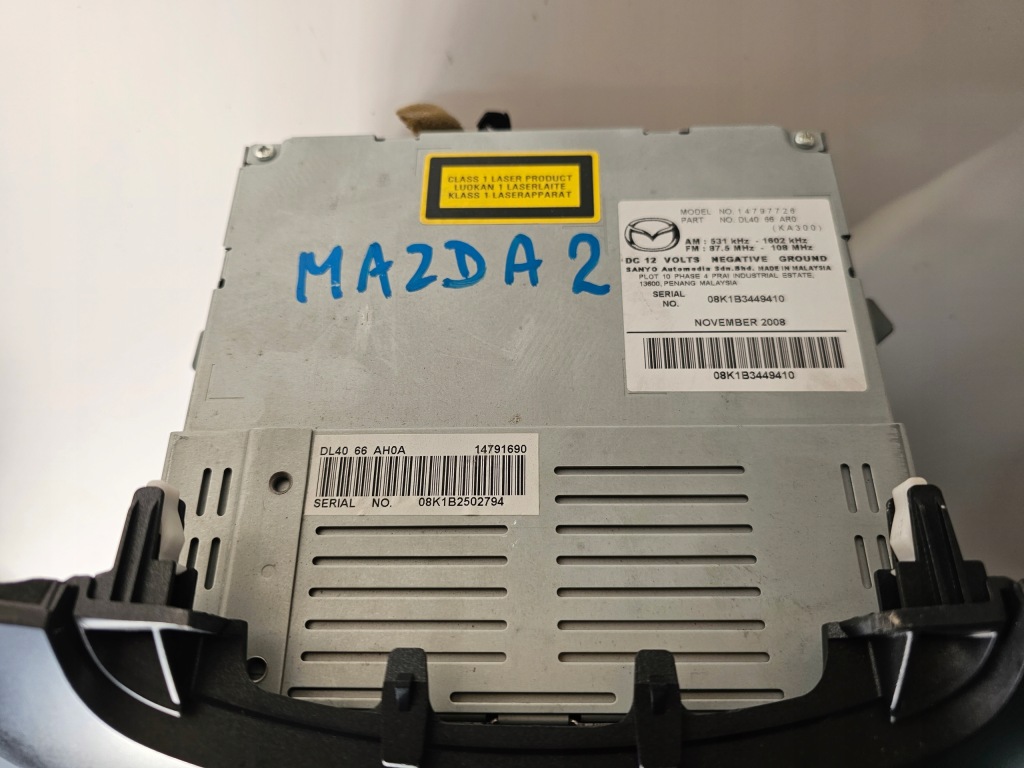 фото №3, Радіо панель mazda 2 ii 14797726