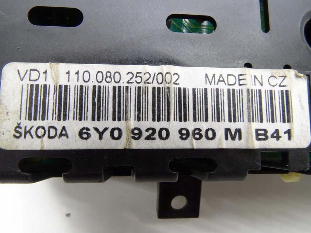 фото №14, Счетчик приборы skoda fabia 1.2 6y0920960m