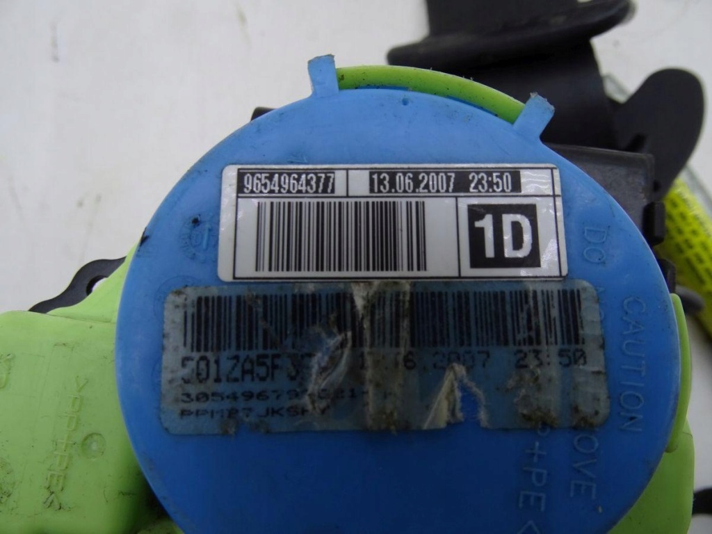 фото №4, Citroen c4 grand picasso i 06-13 pas безопасности натяжитель правый перед