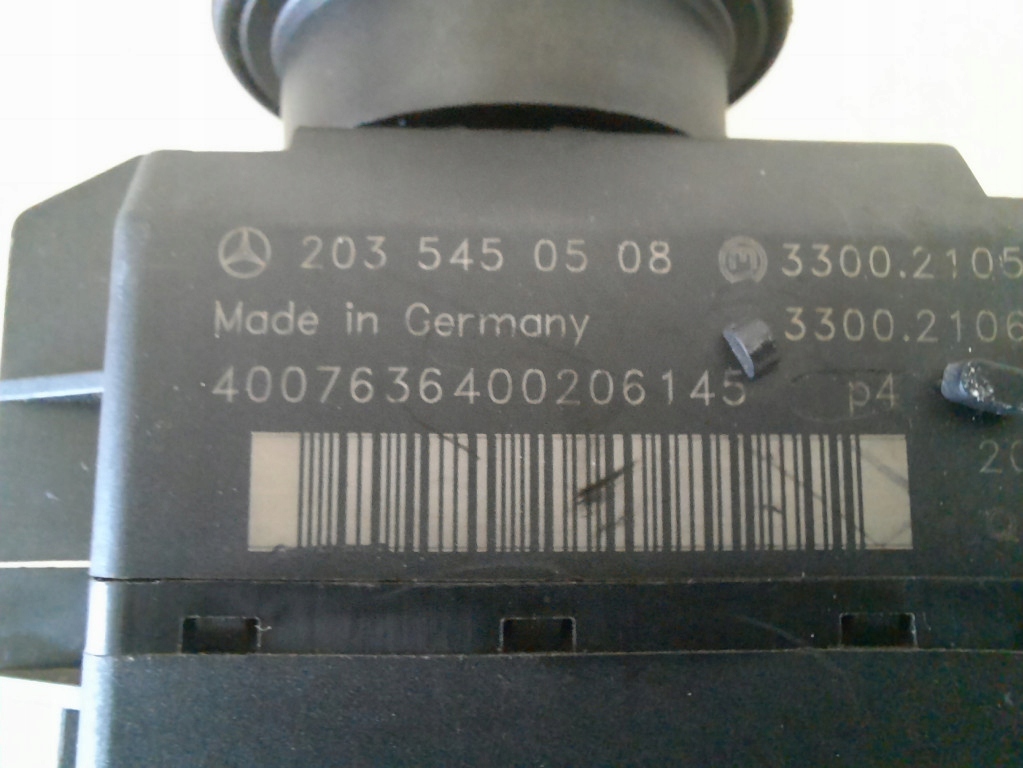 фото №6, Mercedes c320 cdi w203 00-04 kombi замок запалювання з ключ 2035450508