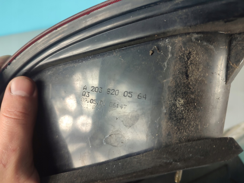 фото №9, Лампа лівий задня mercedes w203 coupe