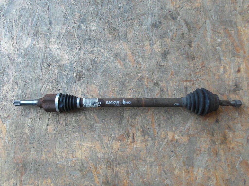 фото №1, Peugeot 2008 1.4 hdi привідний вал права перед передня 9677209880