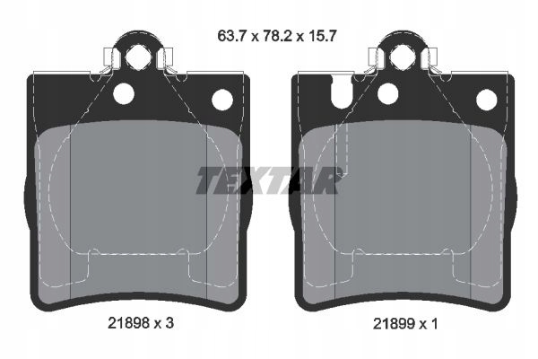 фото №3, Гальмівні диски гальмівні колодки textar задня mercedes slk r171 amg