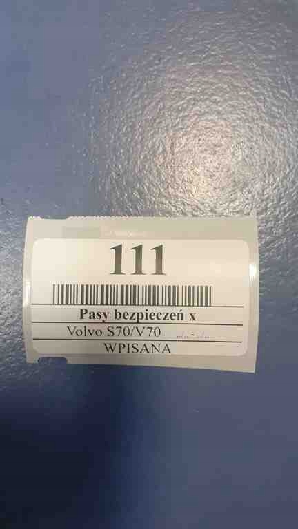 фото №4, Volvo v70 iii pas безопасности левый + правый задняя