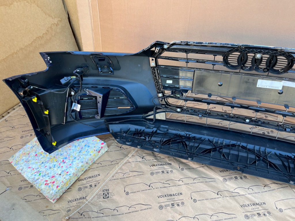 фото №9, Audi a5 8w lift sportback бампер перед комплект pdc lx5h orginał идеальное состояние 19