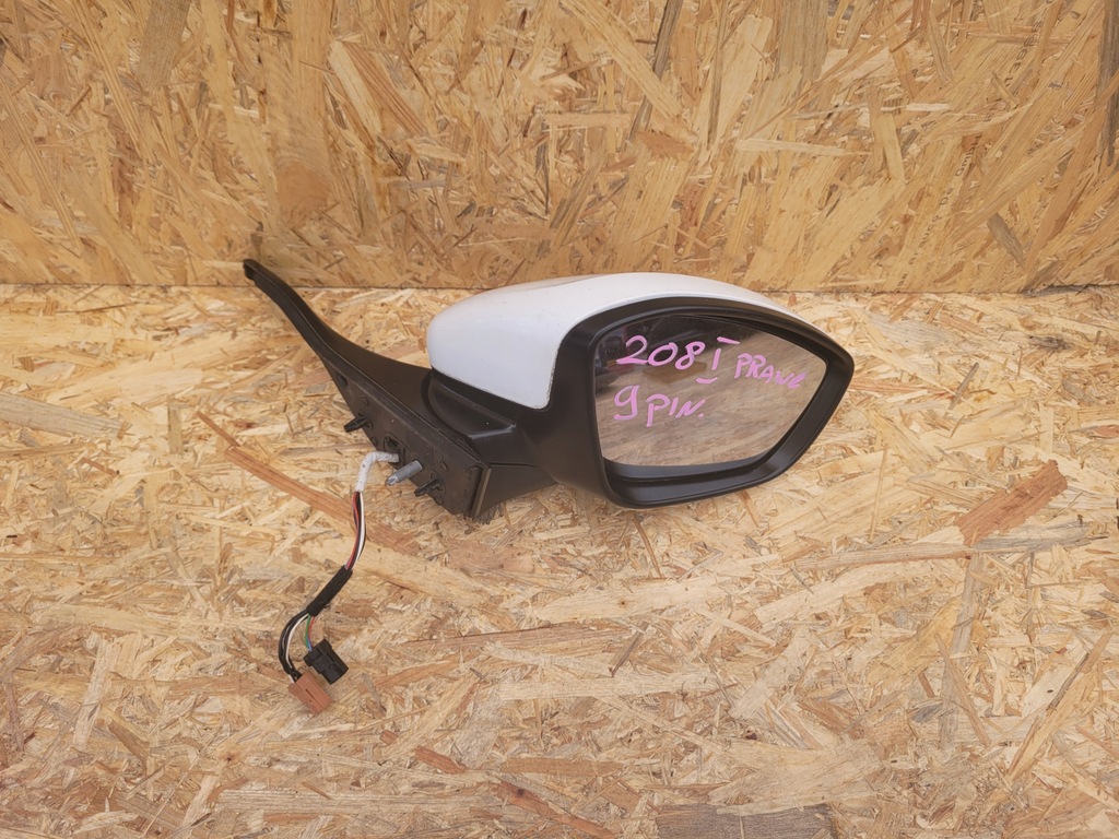 фото №1, Зеркало наружное правое peugeot 208 i 9pin