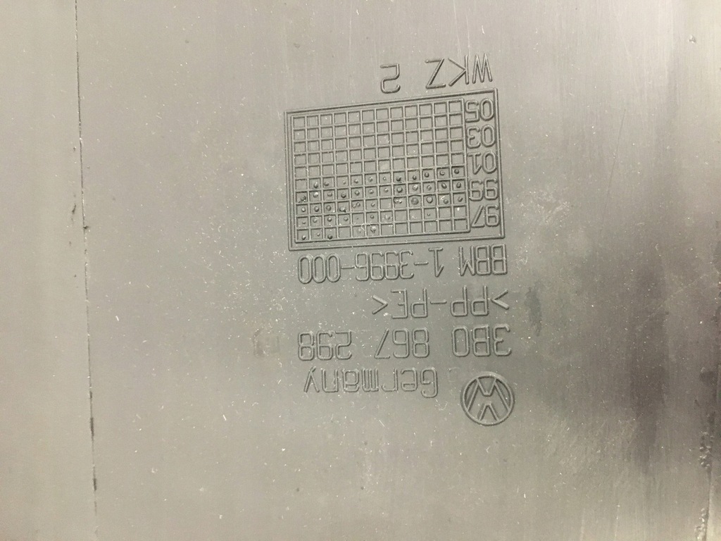 фото №10, Захист стійка volkswagen оригінальний номер 3b0867297d 3b0867297