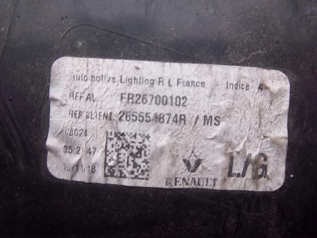 фото №4, Лампа ліва renault megane 4 задня