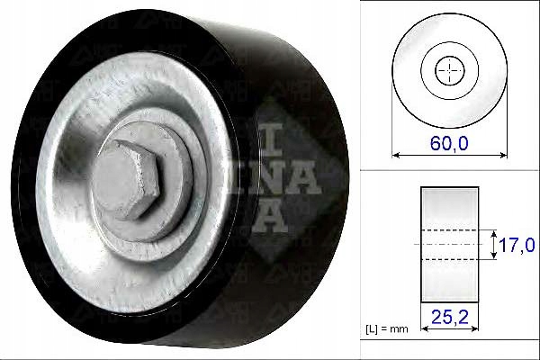 фото №2, Ina ролик ремень - ремень клиновой 119233042r 8200598