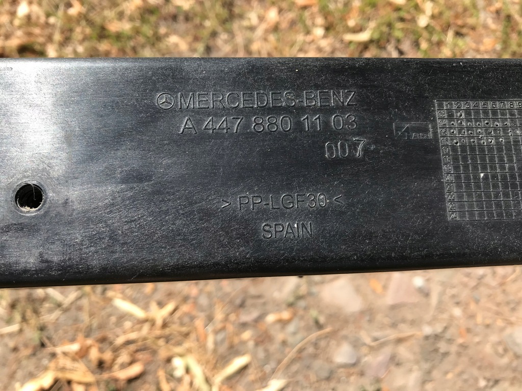 фото №10, Усилитель поперечина перед mercedes vito w447