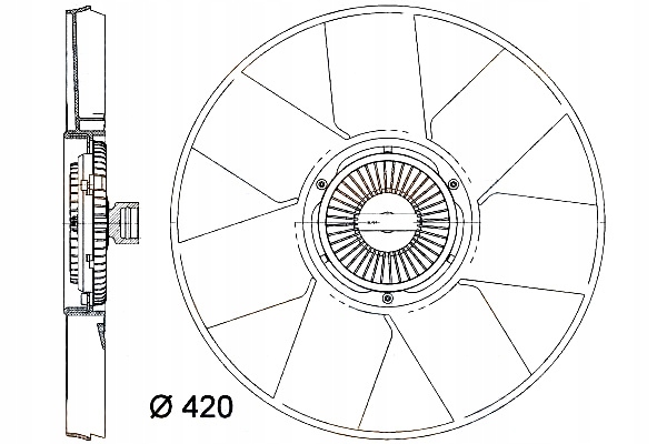 фото №1, Hella вентилятор радиатора nissan nv400 2.3 dci [r