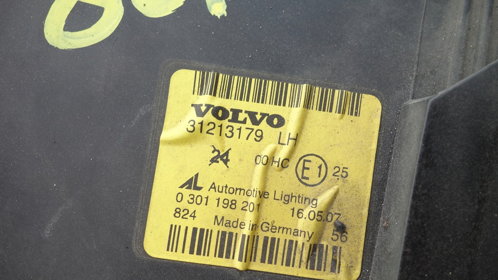 фото №10, Фара лівий лампа ліва перед volvo s40/v50 // 827