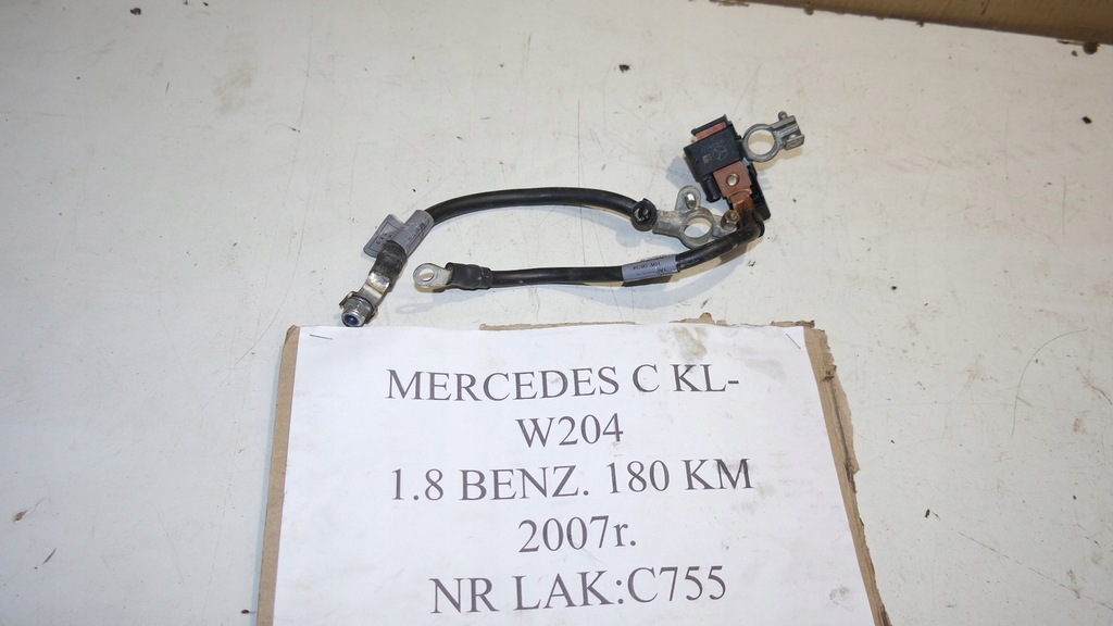 фото №1, Клемма минусовая шланг mercedes w204 1.8