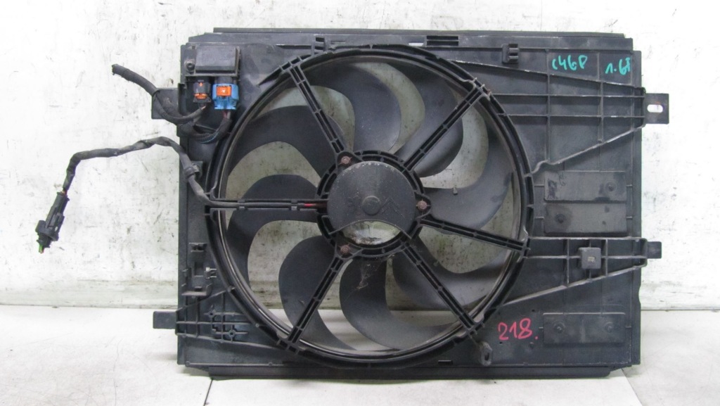 фото №1, C4 ii grand picasso 1.6 вентилятор радиатора 13-