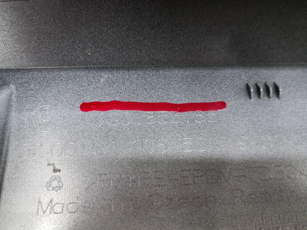 фото №10, Молдинг поріг накладка vw passat b8 3g0 14- ліва