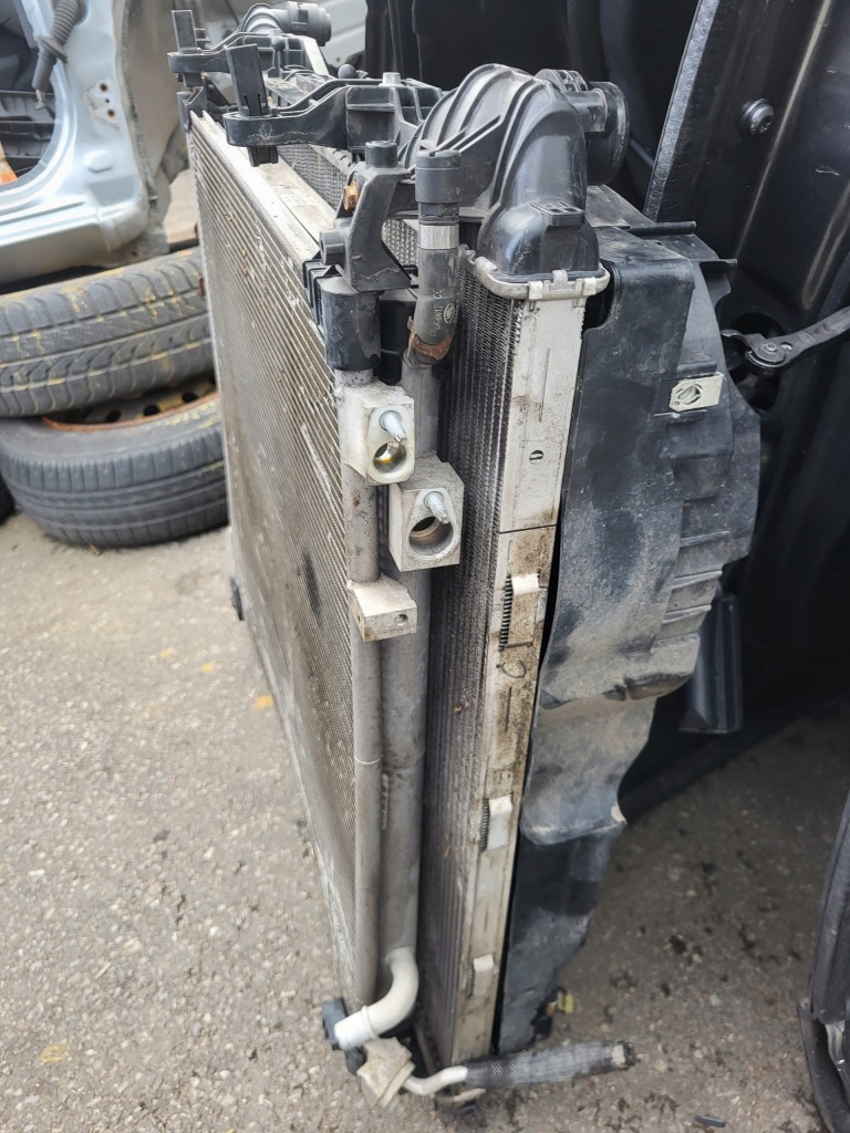 фото №9, Комплект радіатор вентилятори перед land rover discovery v 5 l462 3.0d