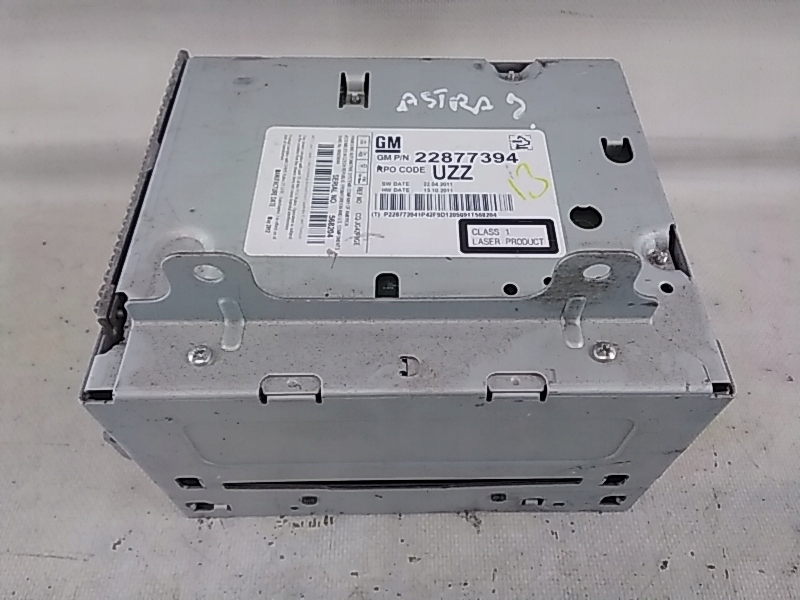 фото №1, B280 opel astra j радіо cd заводський 22877394