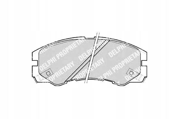 фото №1, Гальмівні колодки гальмівні opel frontera 98- delphi ham