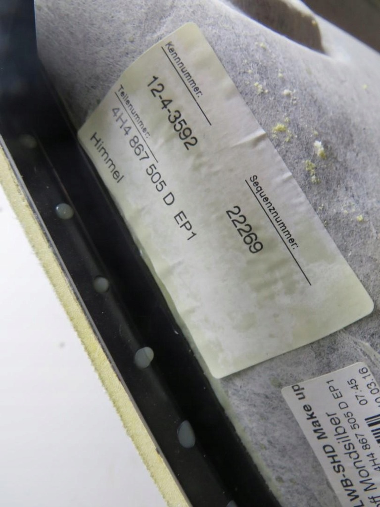 фото №11, Стеля long audi a8 d4 4h4867505d