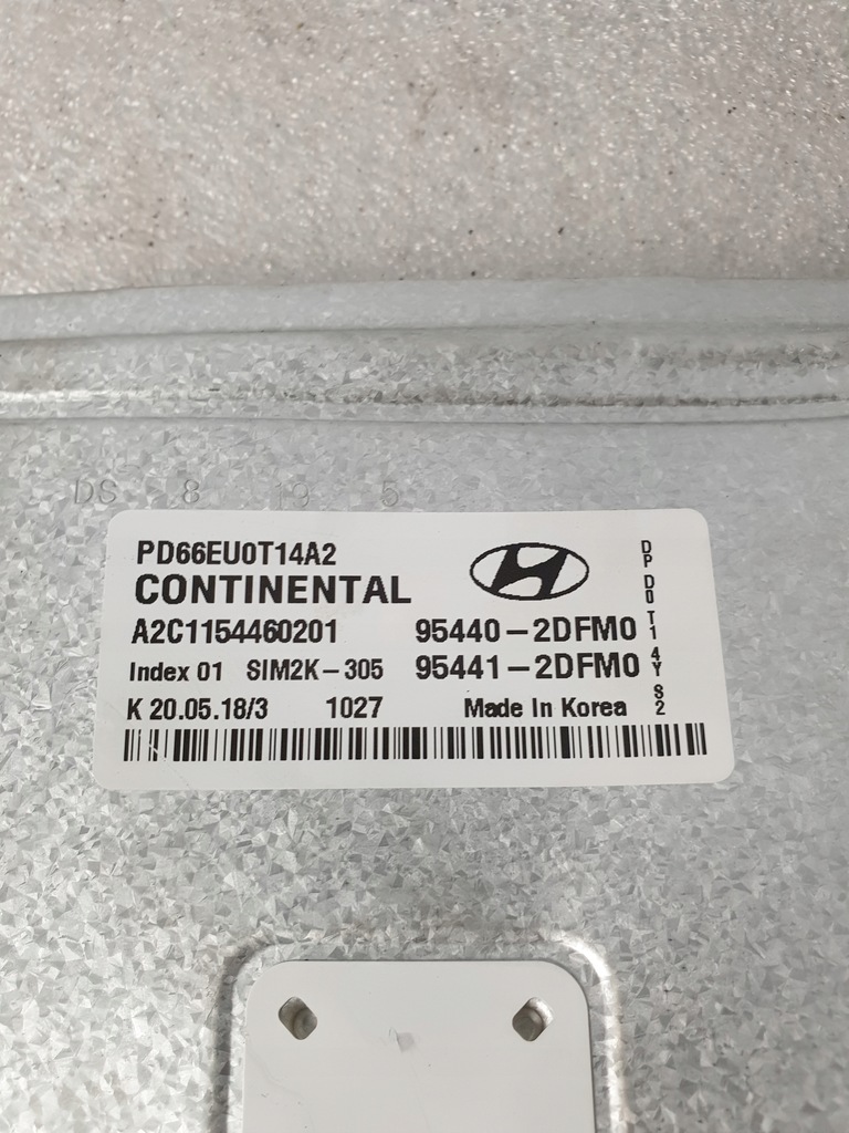 фото №8, Hyundai i30 iii 18r 1.4t-gdi бортовий комп'ютер 95440-2dfm0