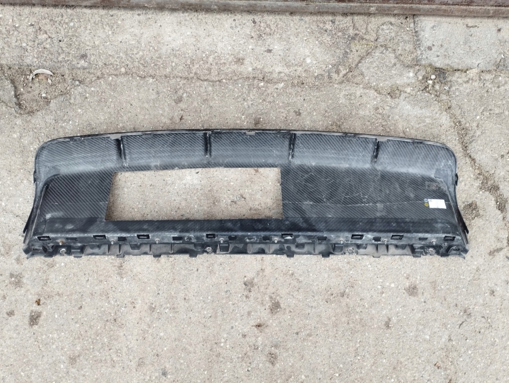 фото №7, Карбон спойлер накладка диффузор бампера задняя porsche cayenne gts iii 9y