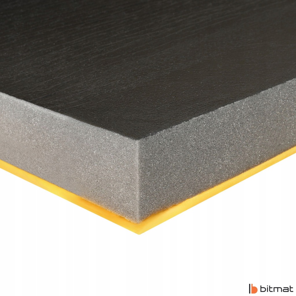 Купить Мат пена шумоизоляционная trudnopalna 5cm 50x100cm губка samoprzylepna плита