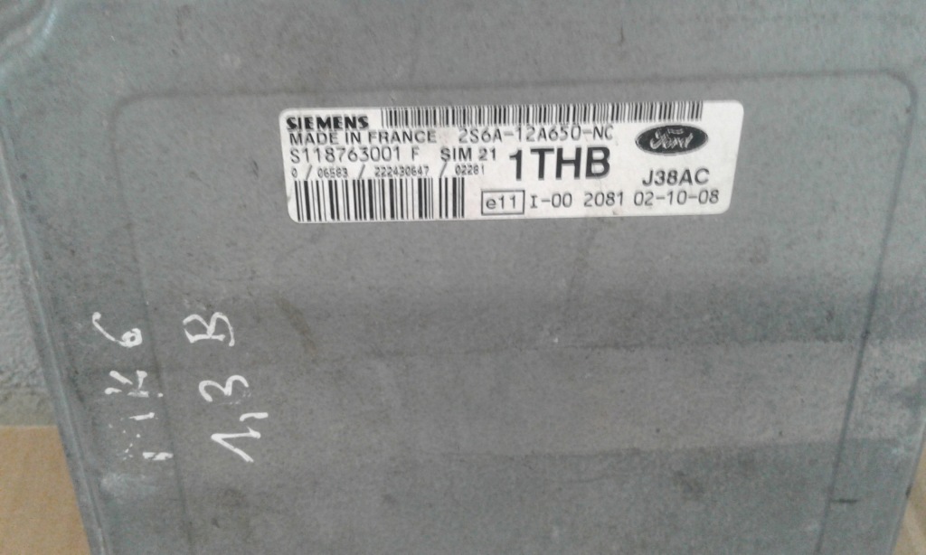 фото №1, Бортовий комп'ютер siemens 2s6a-12a650-nc