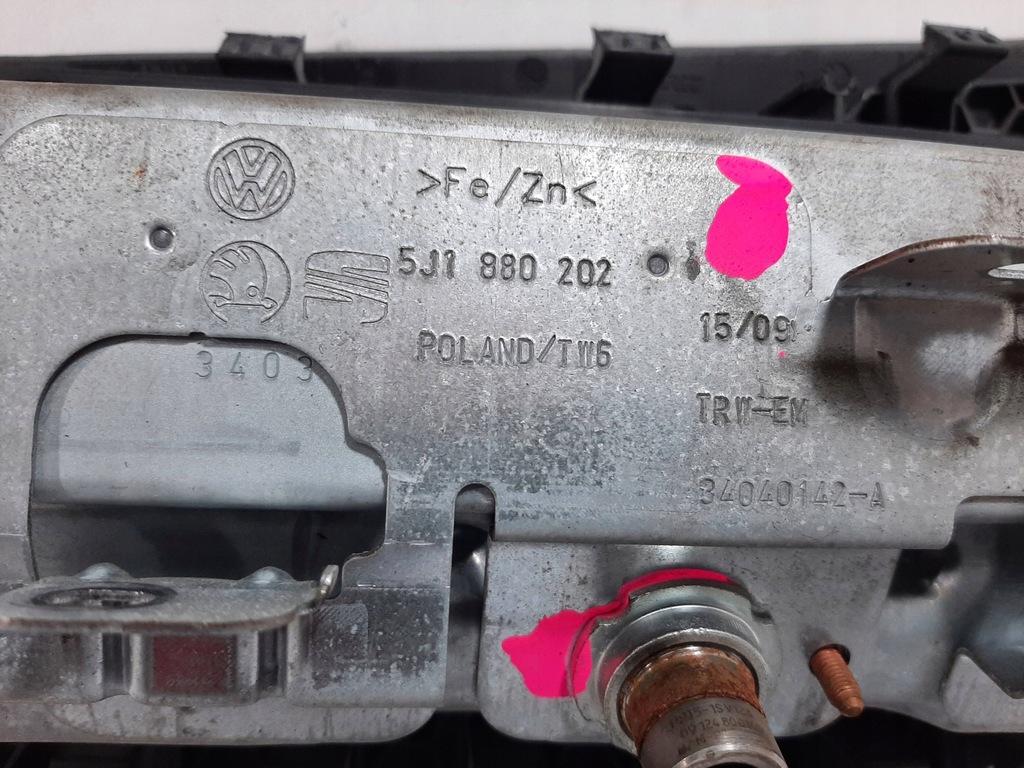 фото №9, Skoda roomster 09r подушка подушка безопасности пассажира 5j1880202c