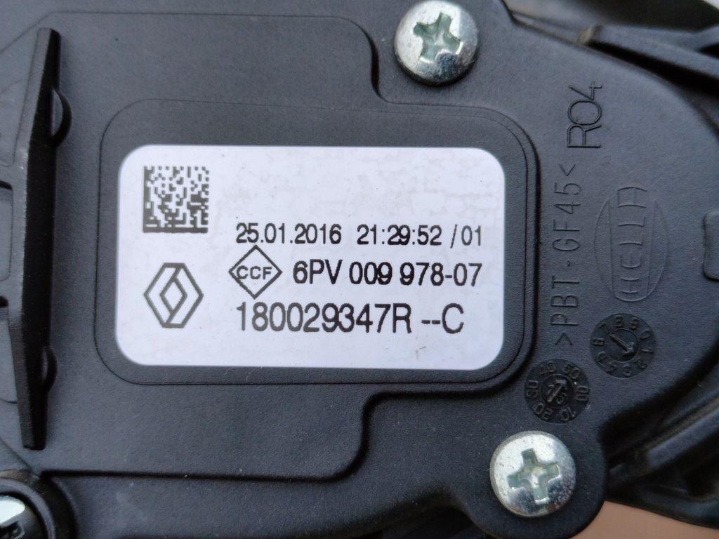 фото №4, Renault clio iv 4 педаль педалі гальма газу