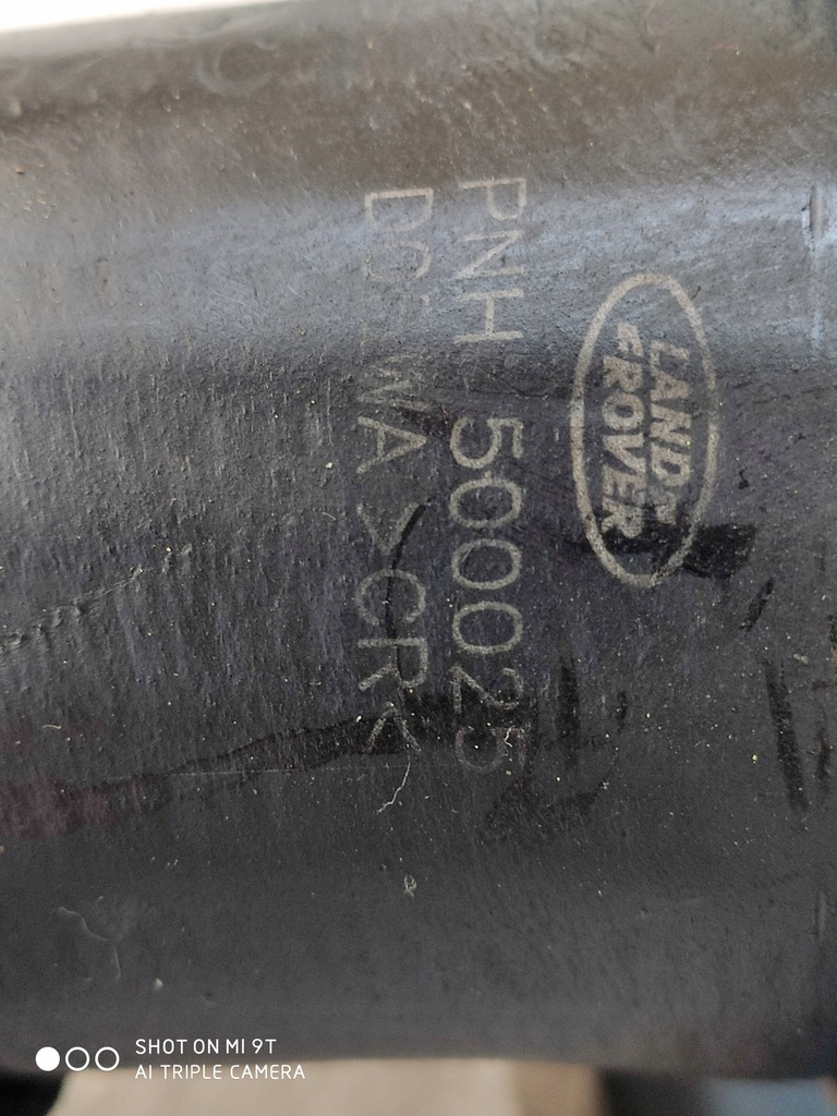 фото №3, Range rover sport l320 2,7 wąż интеркулер