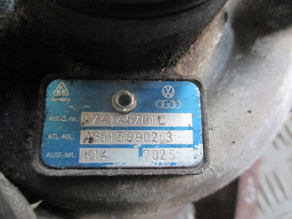 фото №12, Турбонагнітач vw lt 35 46 2.5 tdi 074145701c