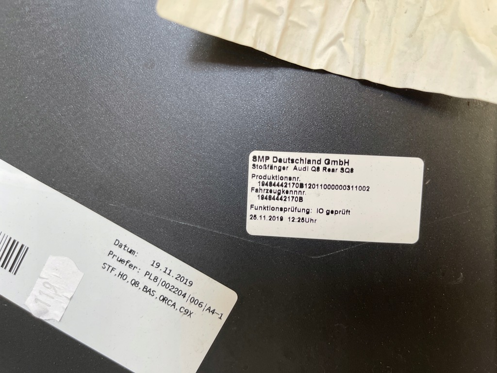 фото №7, Audi q8 sq8 s line 4m8 бампер задня задній