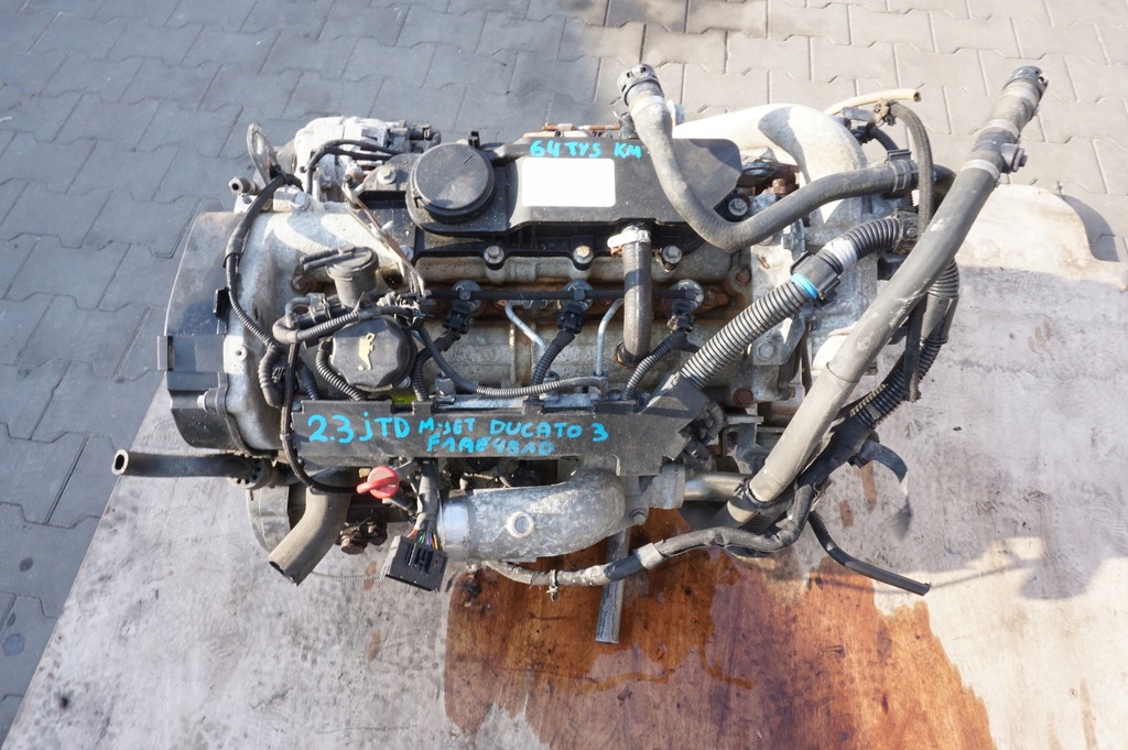 фото №8, Двигун fiat ducato 2.3 jtd kompletny f1ae0481d 64 tyś km