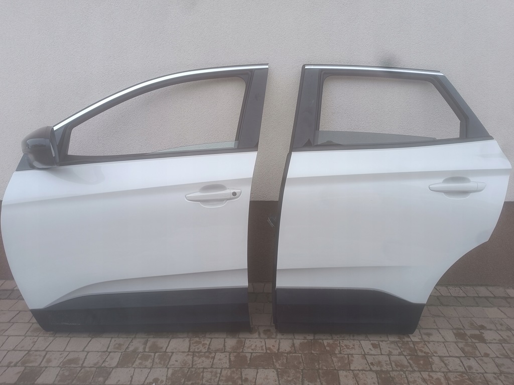 фото №1, Opel grandland x дверь левый задняя do установка белый перламутр kwe
