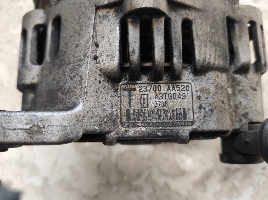 фото №6, Subaru legacy 4 iv 03- 2.0 ej202 генератор 23700aa520