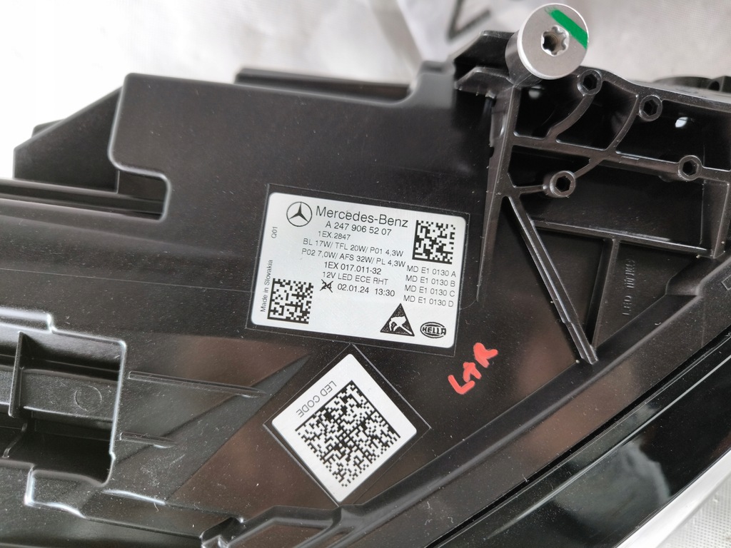 фото №8, Mercedes b klasa 247 lift full led performance лівий правий фара w247